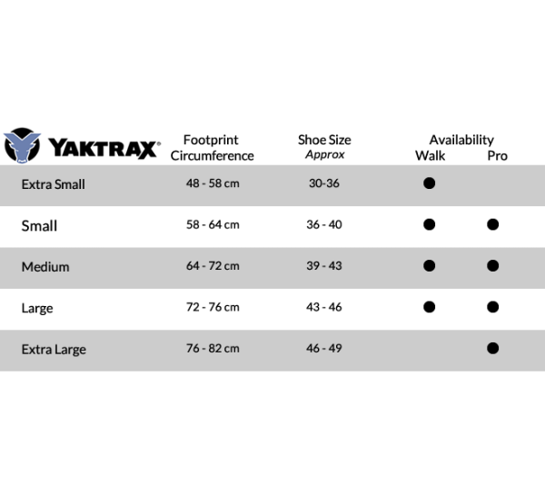 Yaktrax Pro Ice Grips