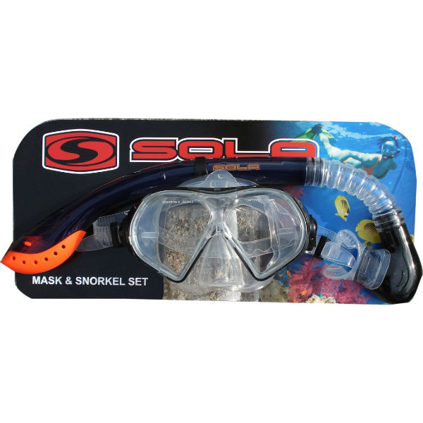 Adults Sola Mask Plus Snorkel Set