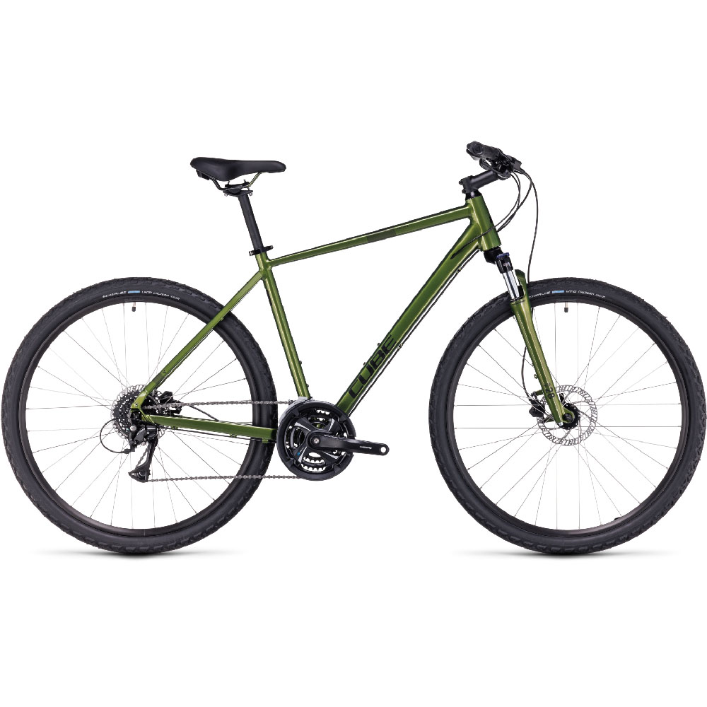 Green cube mountain sales bike