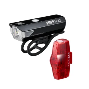 Cateye AMPP 100/VIZ 100 Light Set