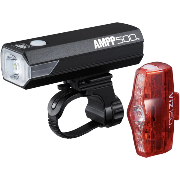 Cateye AMPP 500s/VIZ 150 bike light set