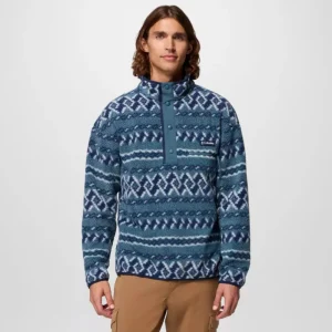 Columbia Men's Helvetia II Printed Half Snap Fleece - Everblue Knitknot