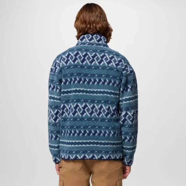 Columbia Men's Helvetia II Printed Half Snap Fleece - Everblue Knitknot