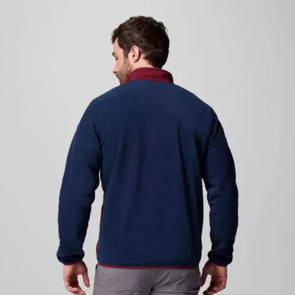Columbia Men's Sequoia Grove Fleece Jacket - Collegiate Navy & Rich Wine