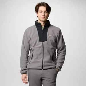 Columbia Men's Sequoia Grove Fleece Jacket - Grey & Black