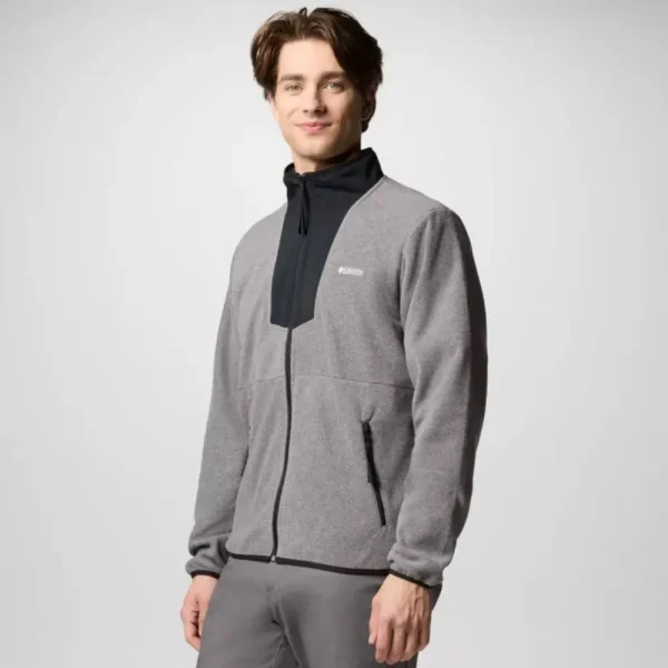 Columbia Men's Sequoia Grove Fleece Jacket - Grey & Black