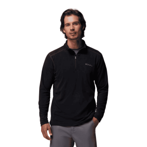 Men's Columbia Klamath Range II 1/2 Zip Fleece - Black