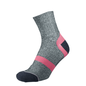 Women's Approach Repreve Double Layer Sock - Navy, Marl/Mauve