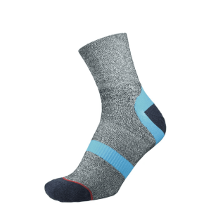 Men's Approach Repreve Double Layer Sock - Navy, Marl/Kingfisher